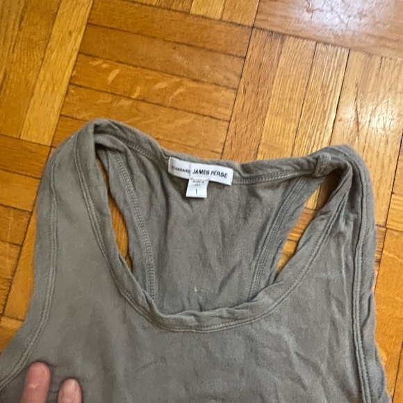 James Perse t back tank top greyish green - Picture 2 of 4
